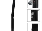 Foldable Solar Shower Black 214 cm 23 L