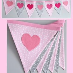 Love Hearts Bunting
