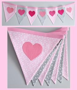 Love Hearts Bunting