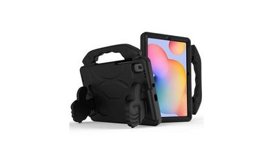 For Samsung Galaxy Tab A8 10.5 2021 Case Kids Shockproof Tablet Smart Cover With Thumbs UP EVA New Black - FHT01SMTK4