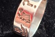 sterling silver history of Ireland ring