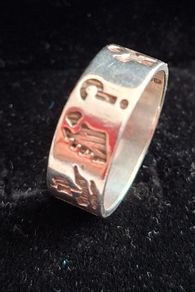 sterling silver history of Ireland ring