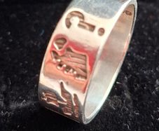 sterling silver history of Ireland ring