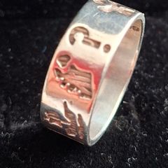 sterling silver history of Ireland ring