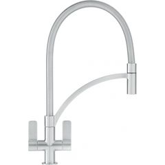 Franke Wave Chrome effect Kitchen Spring neck Tap