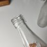 325 - Set of 3 Vintage Clear Glass Collectible Decorative L Rose and Co Bottles Image 4