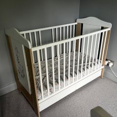 2 Cots, 1 white 1 grey - Free