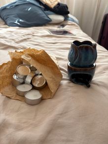 Ceramic Tulip Oil Wax Burner Tealights
