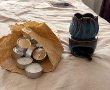 Ceramic Tulip Oil Wax Burner Tealights