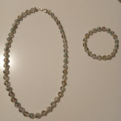 Necklace and matching bracelet