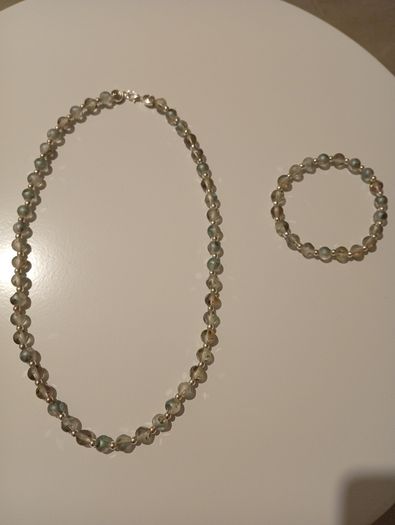 Necklace and matching bracelet