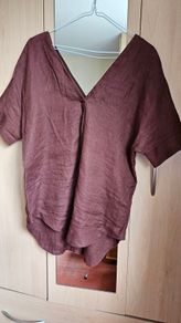 BNWT - M&S pure linen top UK 8