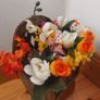 Artificial flower basket Image 8