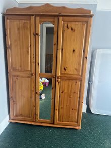 pine wardrobe