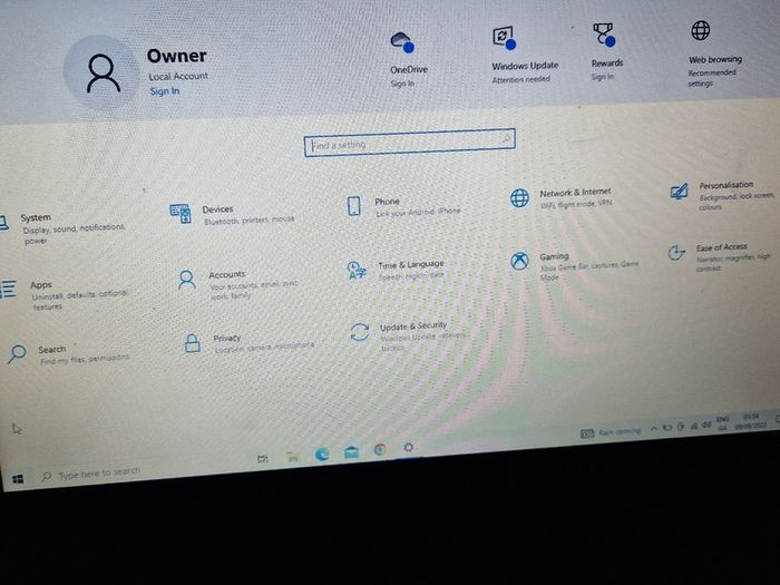 HP Stream, 32GB HDD, 2GB Ram, Windows 10, Blue, in excellent condition