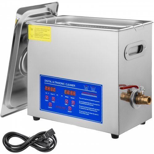 3 OR 6L  Ultrasonic Cleaner Liquid Cleaning Jewelry 6L 380w Stainless Steel