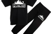 Fortnite kids set of t-shirt and sweatpants with fortnite game logo