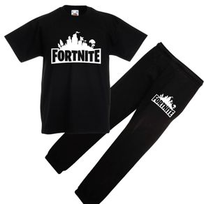Fortnite kids set of t-shirt and sweatpants with fortnite game logo