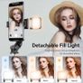 Selfie Stick Tripod with Fill Light, Tupwoon Extendable Selfie Stick 41 Inch and Flexible Phone Tripod Stand with Wireless Remote AVAILABLE IN WHITE OR BLACK (FREE SHIPPING) Image 3