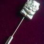 Vintage Forever Friends Stick Pin Broach Badge Andrew Goldsword Gold Tone Bear Image 2