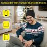 Bluetooth 5.0 Music Beanie, Men Women Bluetooth Winter Warm Knit Hat with Stereo Headphones and Microphone Hands Free Talking Santa Gift Ideas Gadgets for Him Husband Dad (FREE POSTAGE) Image 2