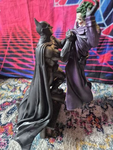 28cm Batman vs Joker Arkham Origins Action Figure Statue - Collectors Edition