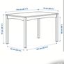 Pine dining table and chairs set Image 9