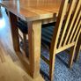 Solid Birch Wood Dining Table & 6 Chairs Image 4