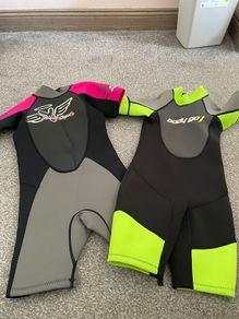 Kids wetsuits x 2 age 6