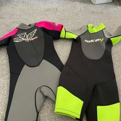 Kids wetsuits x 2 age 6