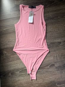 I Saw It First Baby Pink Bodysuit New with Tags