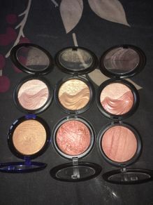 MAC limited edition highlighter and blushers