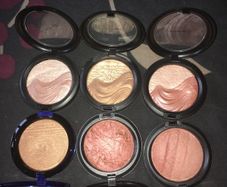 MAC limited edition highlighter and blushers
