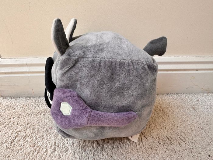 Pet Simulator X Techno Cat Plush with Headphones approx. 18 cm. Used Please see photos
