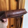 Bnwts Rowallan Distressed Handmade brown Leather Bag Image 8
