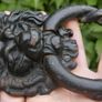 Antique Cast Iron Lion Head Door Knocker Image 3