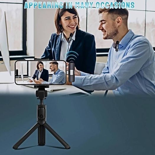 K60 Wireless Lavalier Microphone | Clip-On Mic for iPhone & Android USB-C - 08311