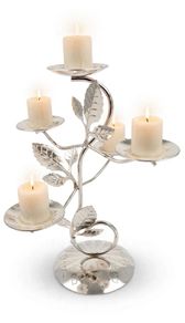 1960s silver plated candle holder