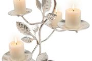 1960s silver plated candle holder
