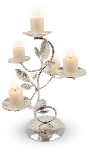 1960s silver plated candle holder