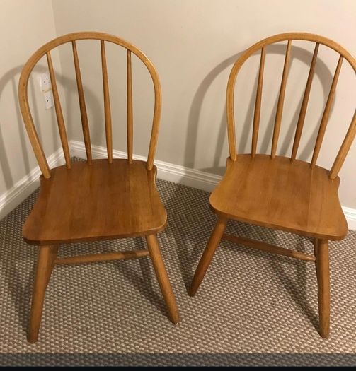 wooden dining chairs