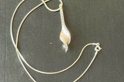 silver necklace