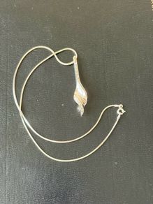 silver necklace
