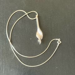 silver necklace