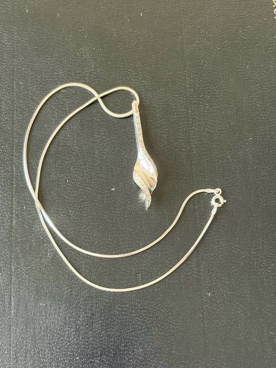 silver necklace