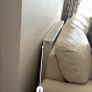 Cream leather left hand corner Sofa Image 5