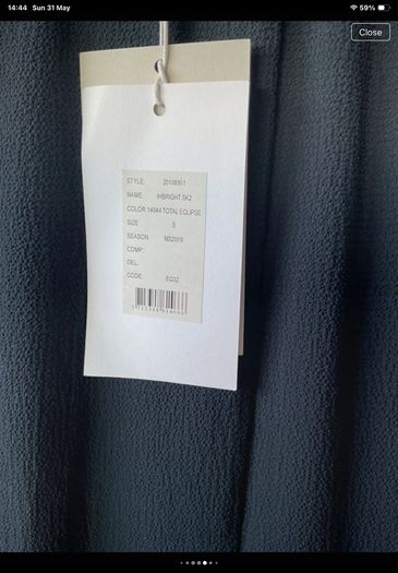 skirt Bnwt ichi midi navy skirt size small