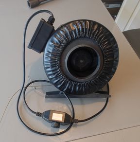 125mm (5 inch) Centrifugal Inline Fan with Speed Controller - 60W