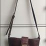 Vintage Tula Dark Brown Leather Crossbody Bag Image 2