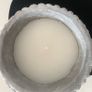 Cement Buddha Head Candle Image 3